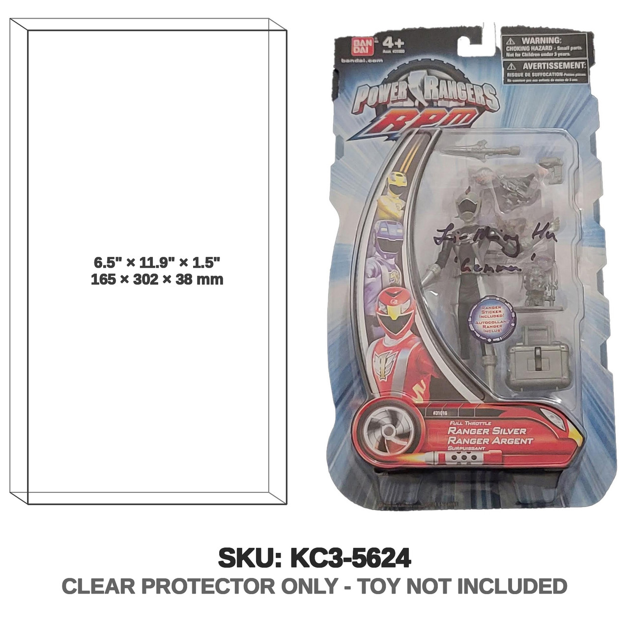 Ranger Silver Power Rangers RPM Figure