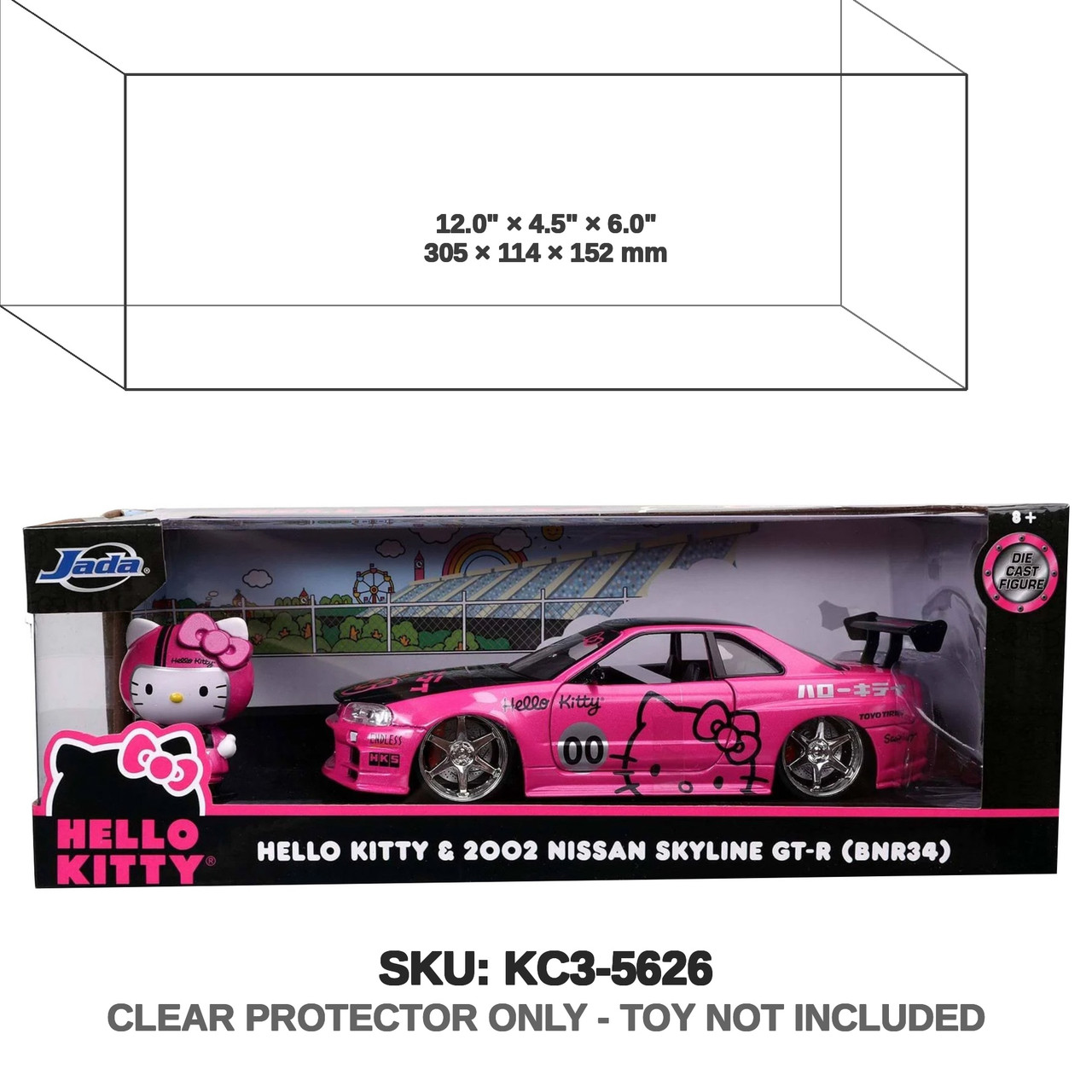 Hello Kitty 2002 Nissan Skyline GT-R Diecast