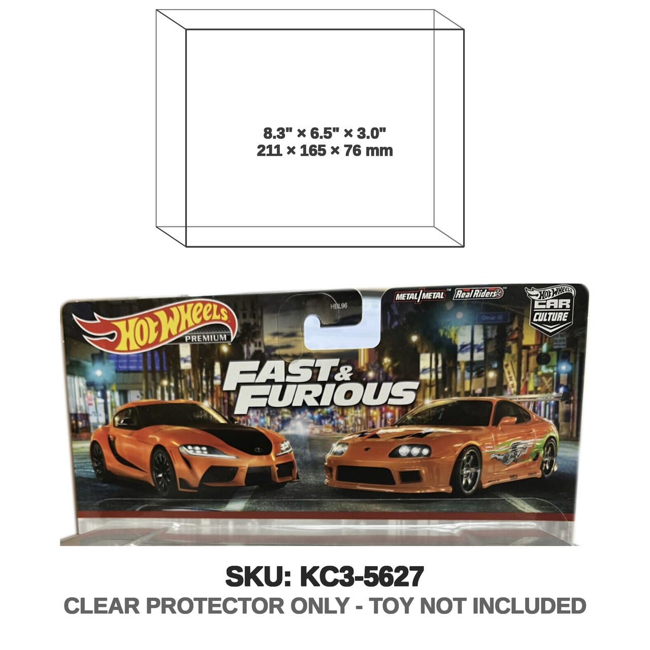 Mattel Fast & Furious Car Culture Premium 2 Pack Toyota Supra