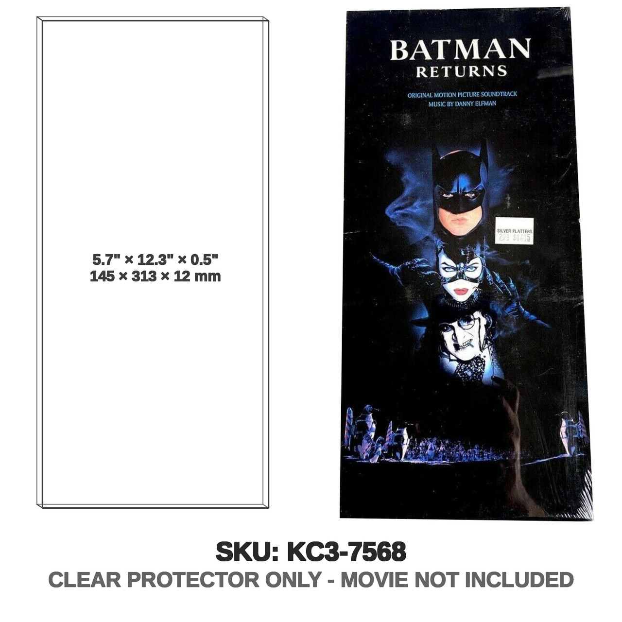 Batman Returns Soundtrack CD Longbox
