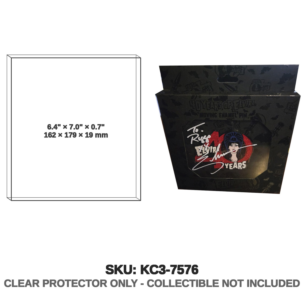 Elvira 40th Anniversary Pin