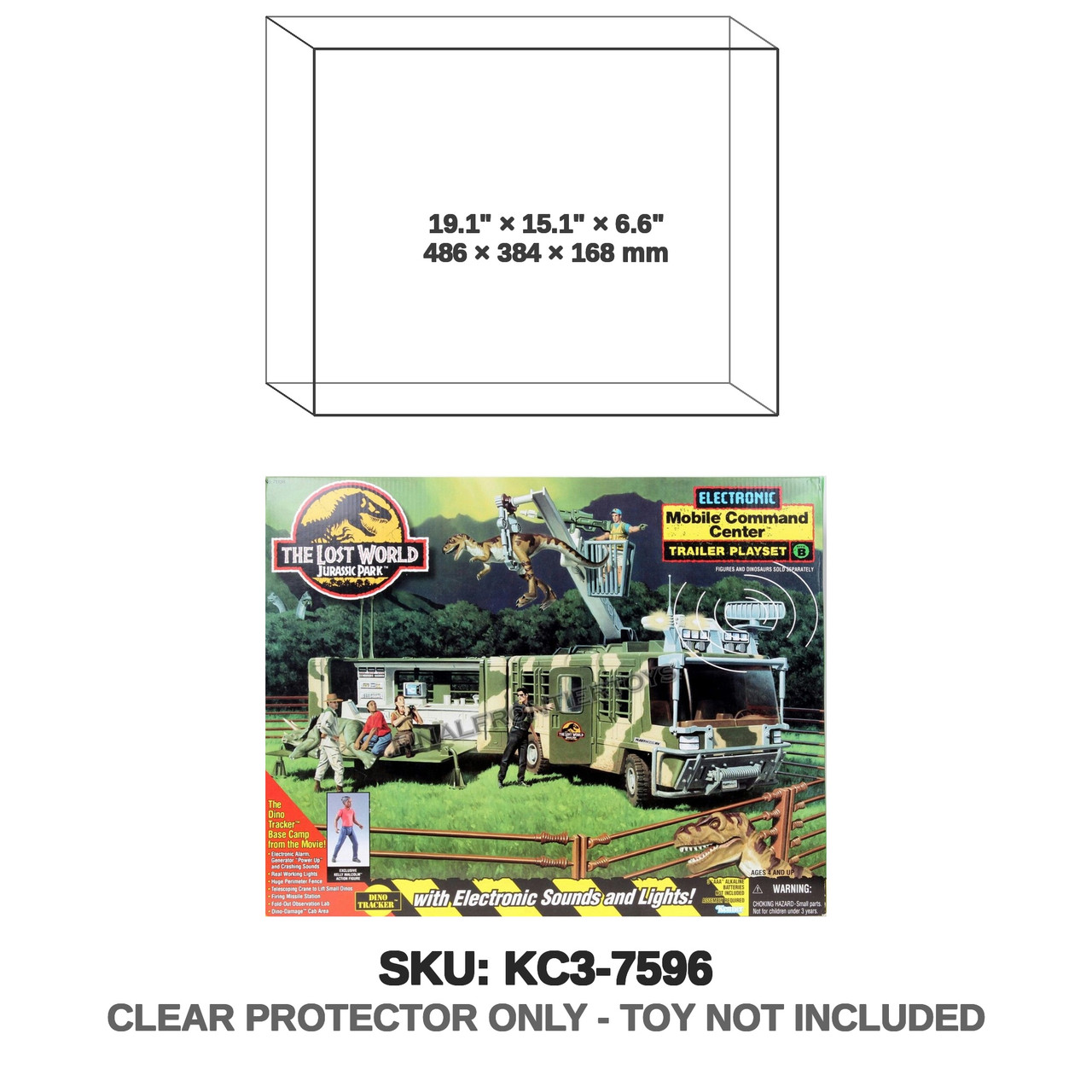 1997 Kenner Lost World Jurassic Park Mobile Command Center