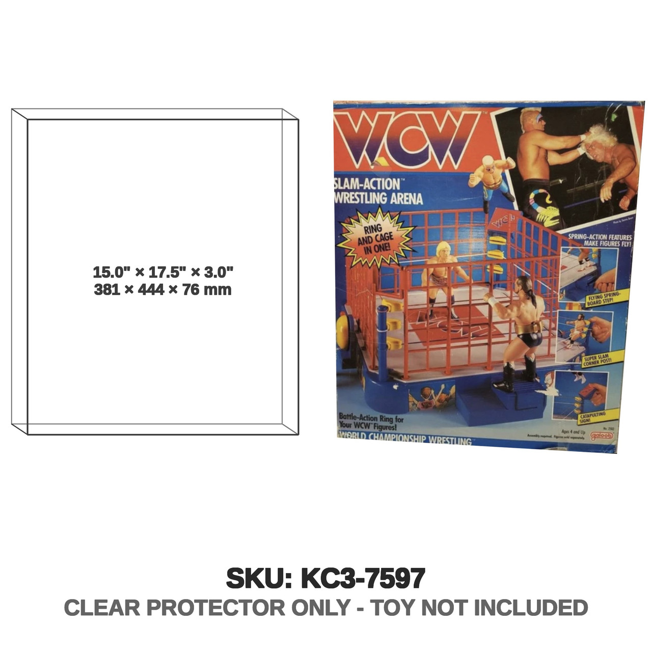 Galoob WCW Wrestling Ring