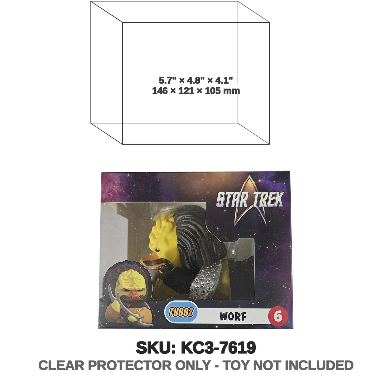Worf Star Trek Tubbz Boxed Edition Figure