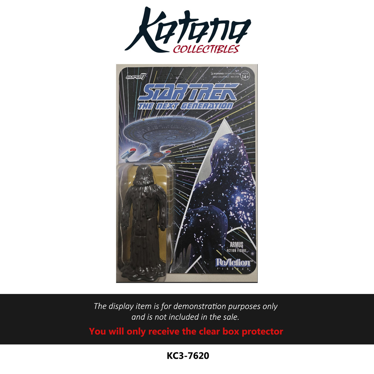 Katana Collectibles Protector For 2021 Star Trek Reaction Super7 Armus