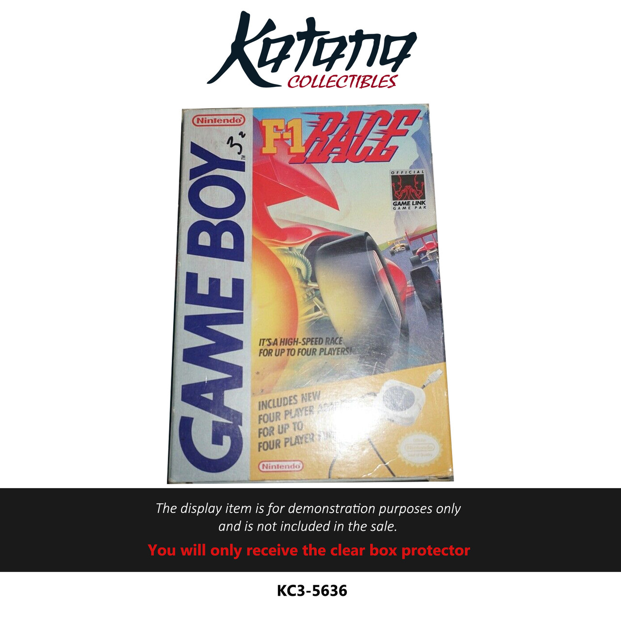 Katana Collectibles Protector For F-1 Race for Gameboy with 4 Player Adapter
