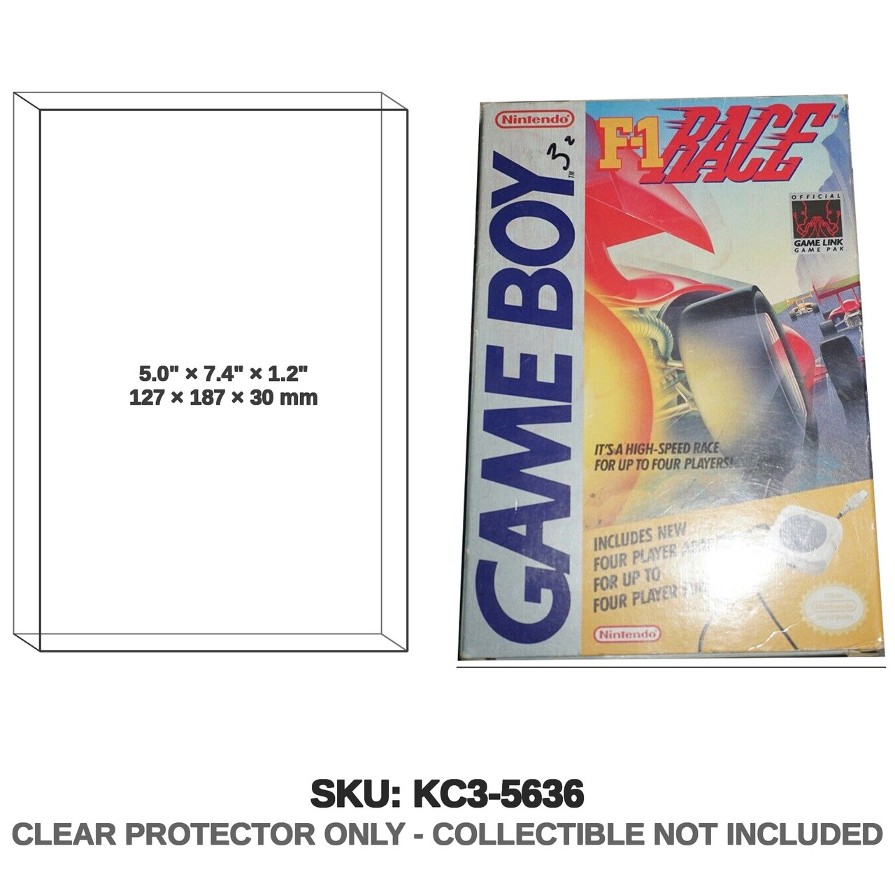 F-1 Race Game Boy with 4 Player Adapter