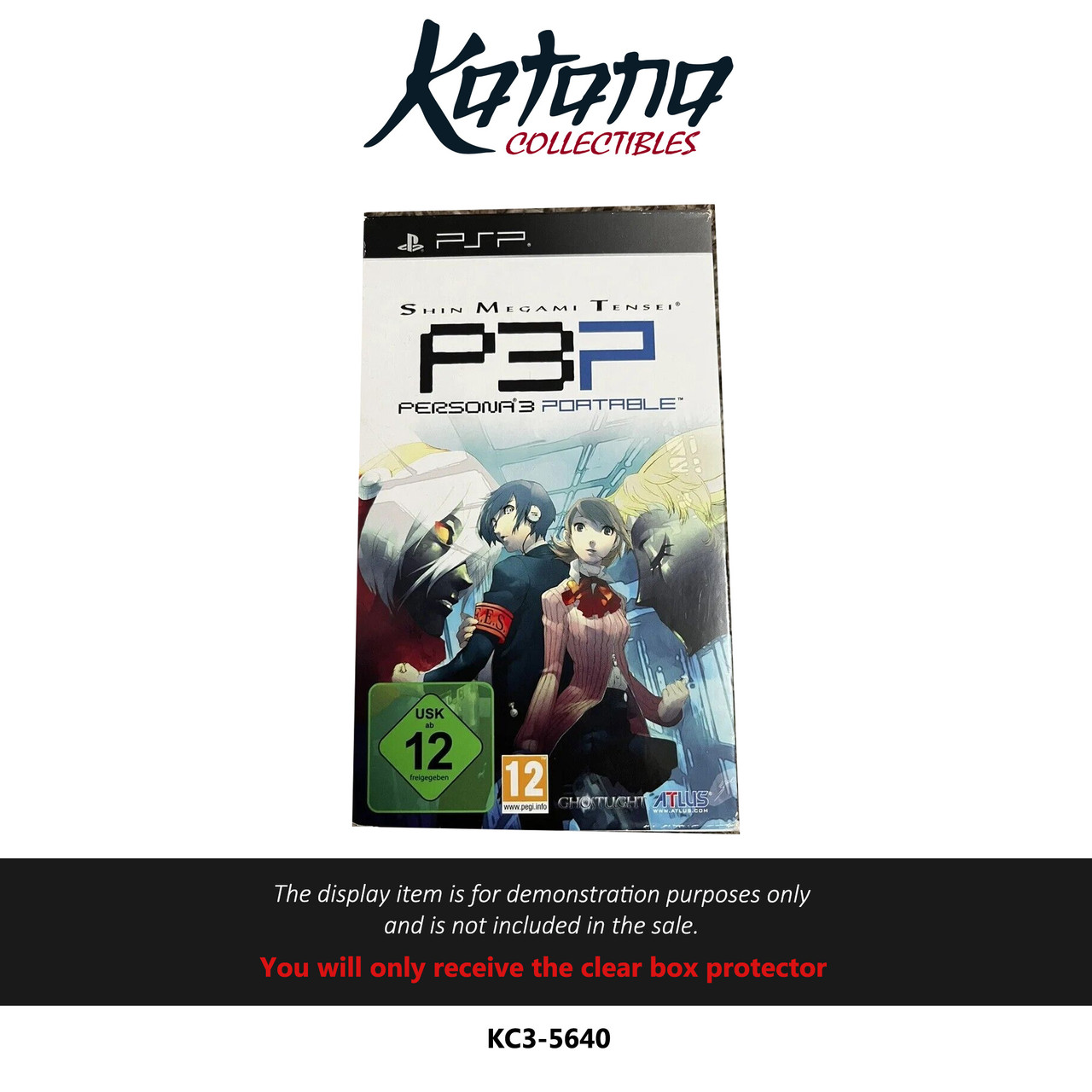 Katana Collectibles Protector For Persona 3 PSP