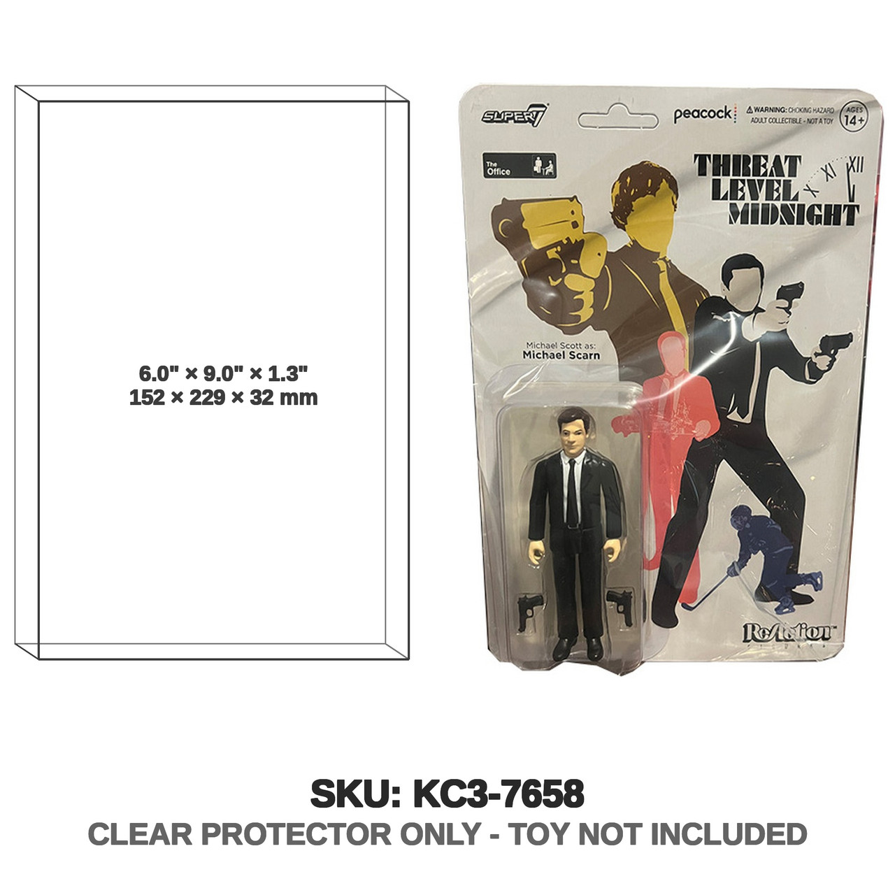 Super7 The Office Michael Scott as Michael Scarn