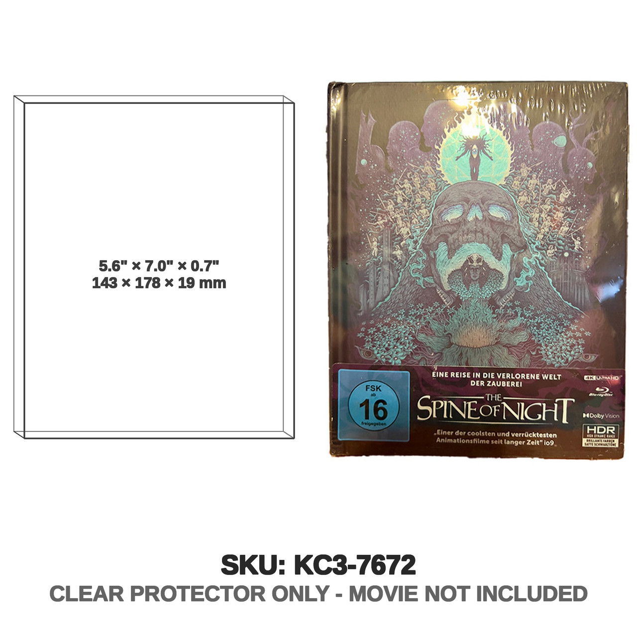 The Spine Of Night 4K German Mediabook Turbine/Koch 2022