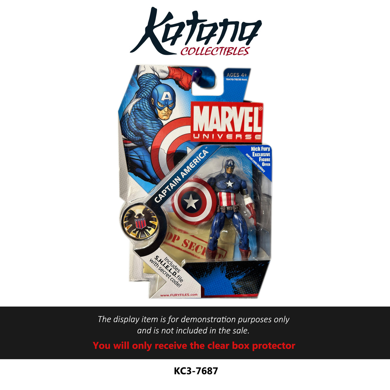 Katana Collectibles Protector For Marvel Universe - Captain America