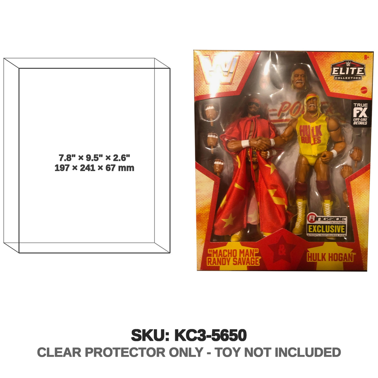 Mattel WWE Elite Megapowers Macho Man Randy Savage & Hulk Hogan