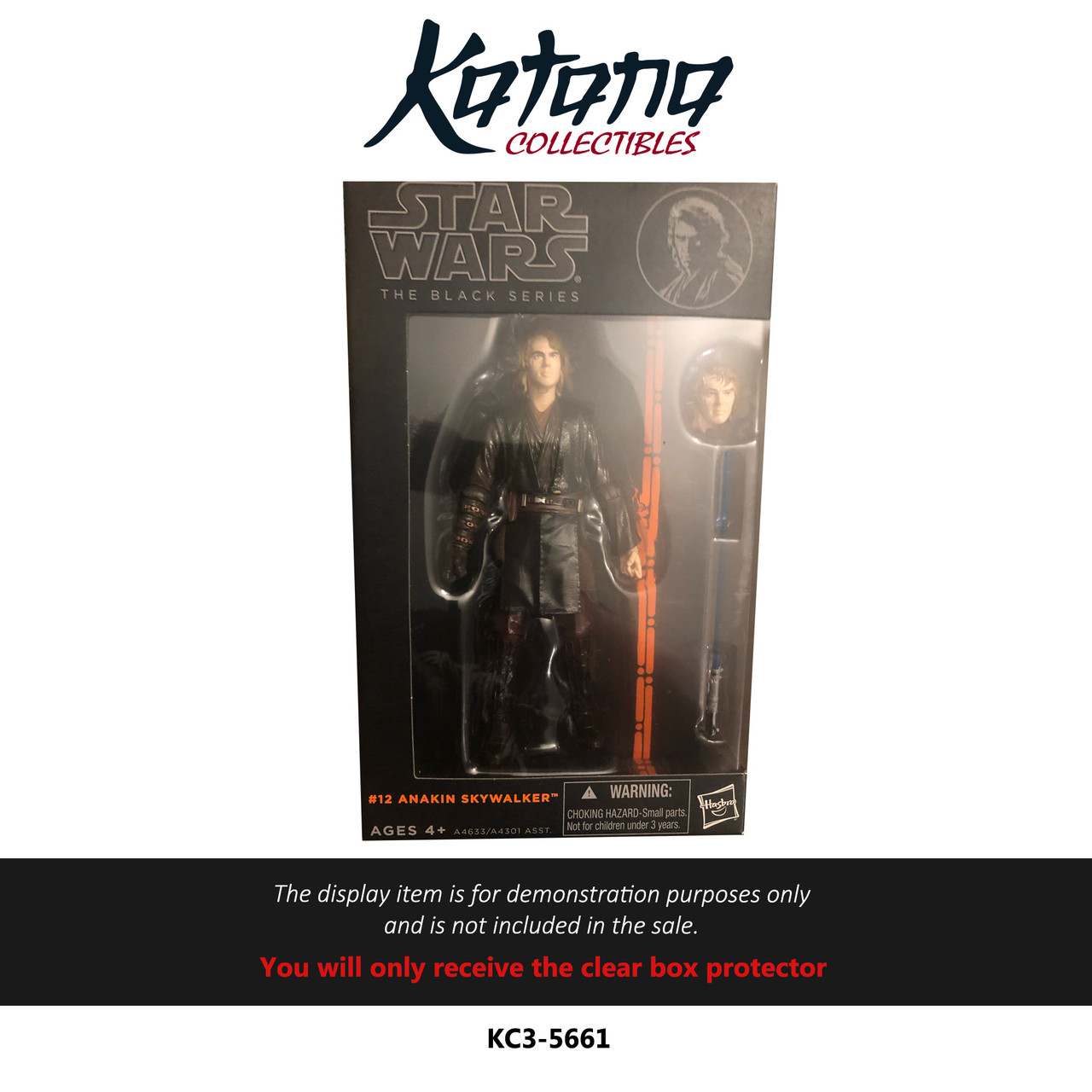 Katana Collectibles Protector For Star Wars The Black Series #12 Anakin Skywalker