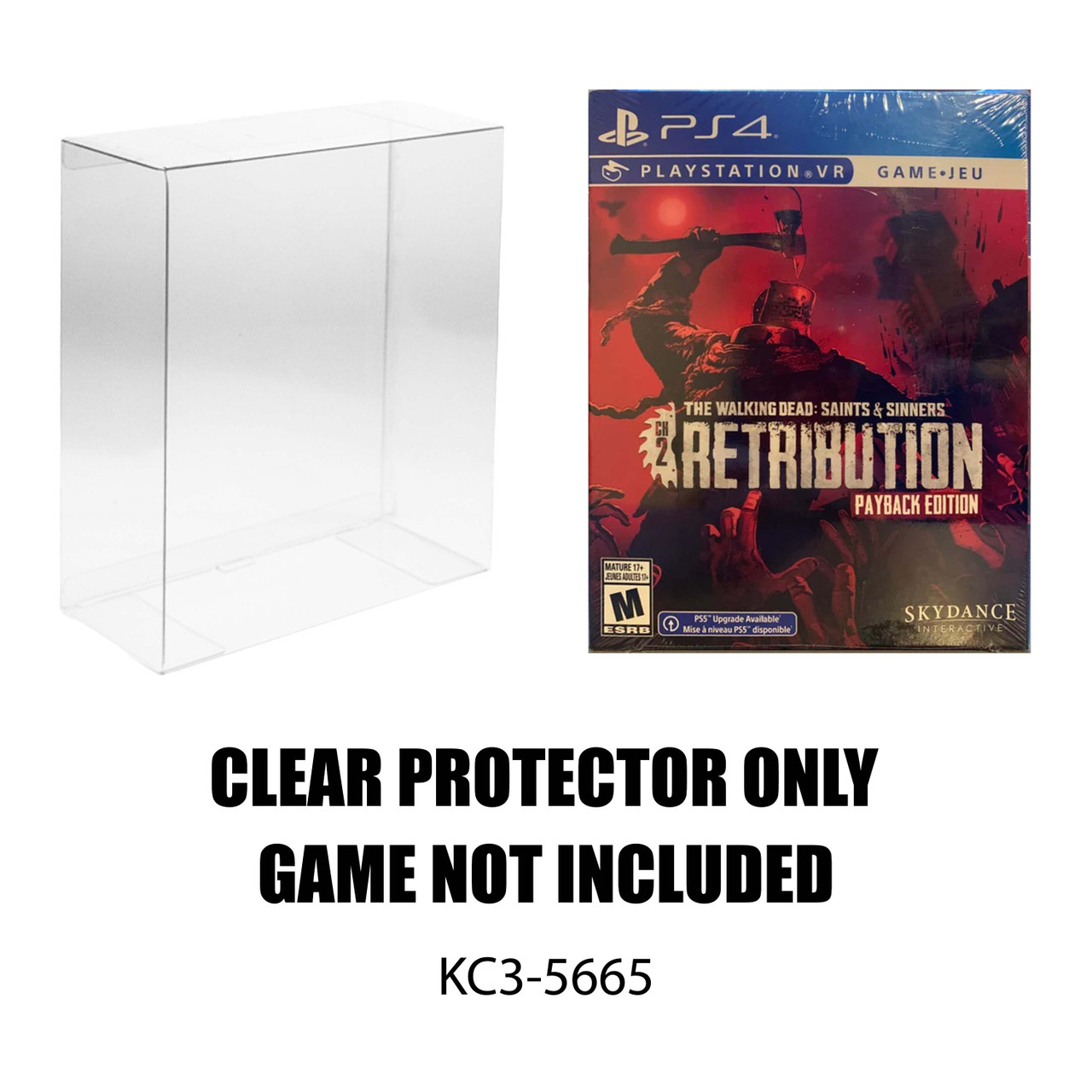 Protector For PS4 The Walking Dead : Saints & Sinners Ch 2 Retribution Payback Edition