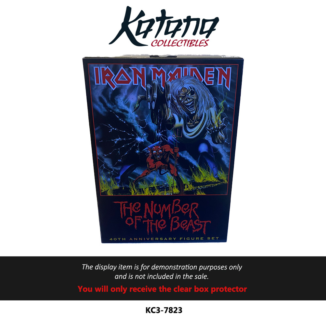 Katana Collectibles Protector For NECA Iron Maiden 7" Scale Action Figure Set Ultimate Number of the Beast (40th Anniversary)