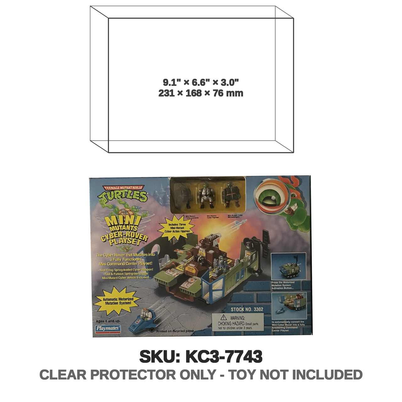 Playmates Teenage Mutant Ninja Turtles Mini Mutant Cyber Rover