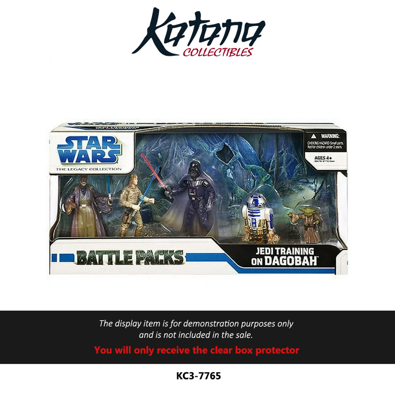 Katana Collectibles Protector For Star Wars The Legacy Collection Battle Packs Jedi Training On Dagobah