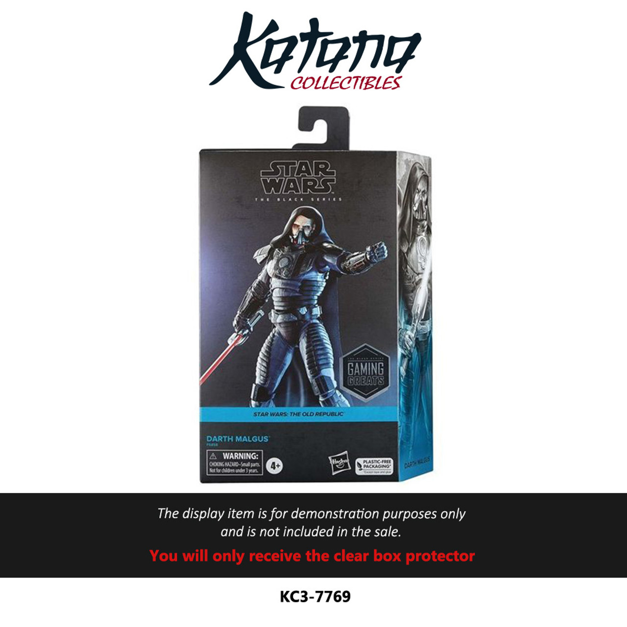 Katana Collectibles Protector For Star Wars The Black Series Darth Malgus Oversized Figure