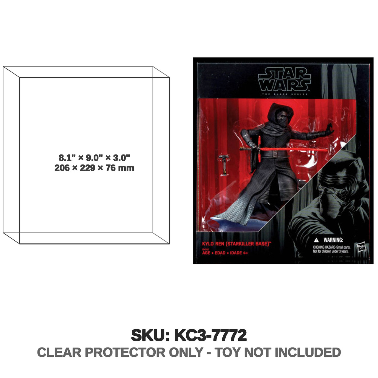 Kylo Ren Starkiller Base Star Wars Black Series Figure
