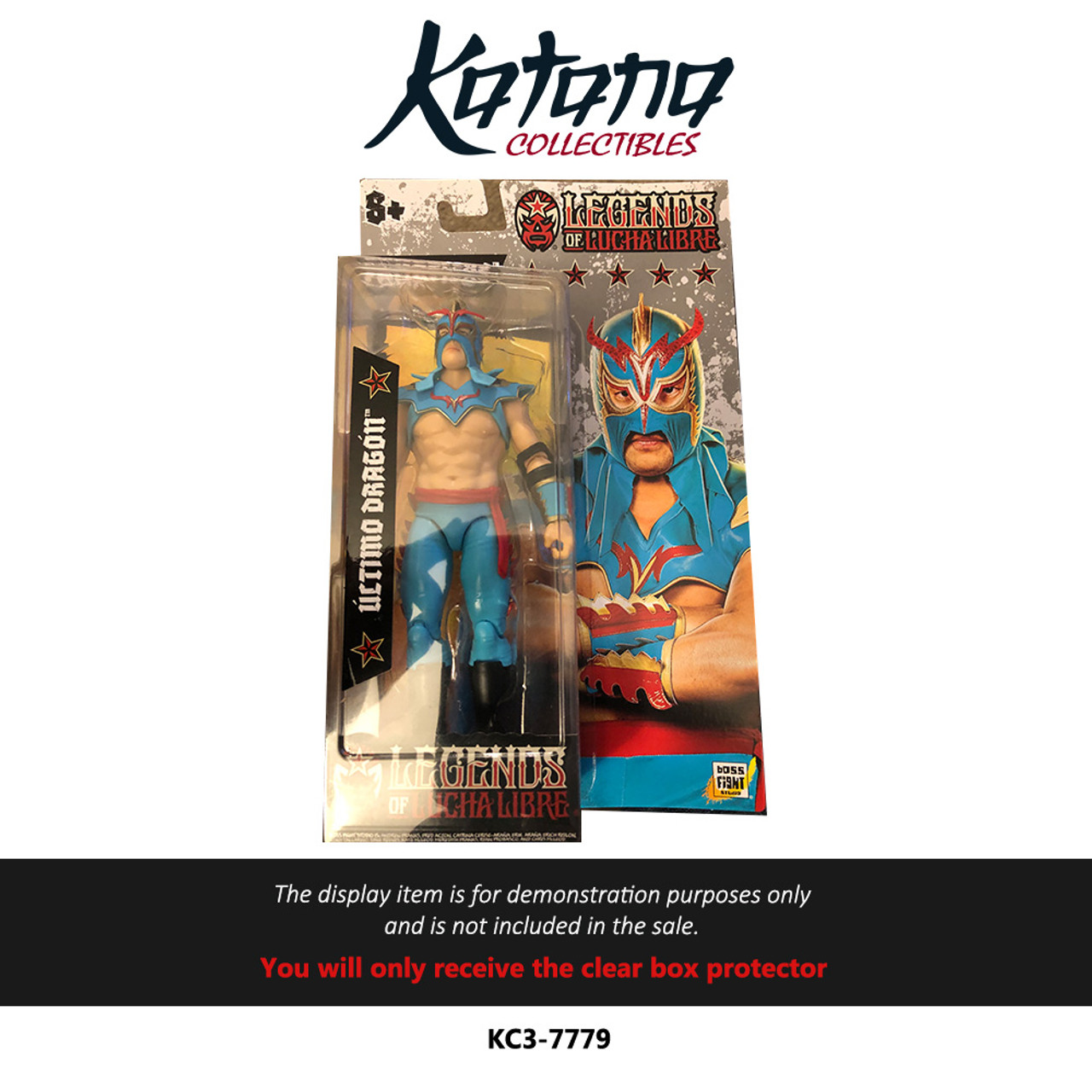 Katana Collectibles Protector For Legend Of Lucha Libre Ultimo Dragon Figure