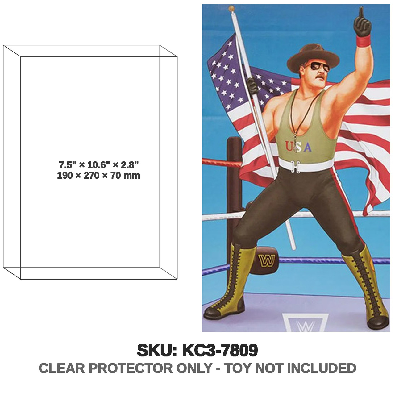 2021 WWE Mattel Ultimate Edition SDCC Exclusive Sgt. Slaughter