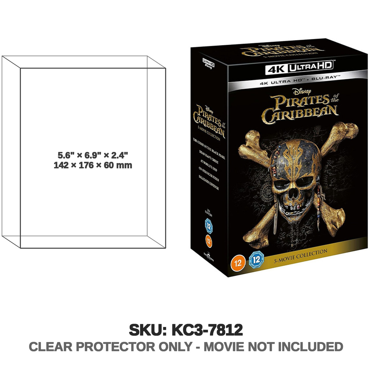 Pirates of the Caribbean 1-5 4K UHD Blu-ray Box Set