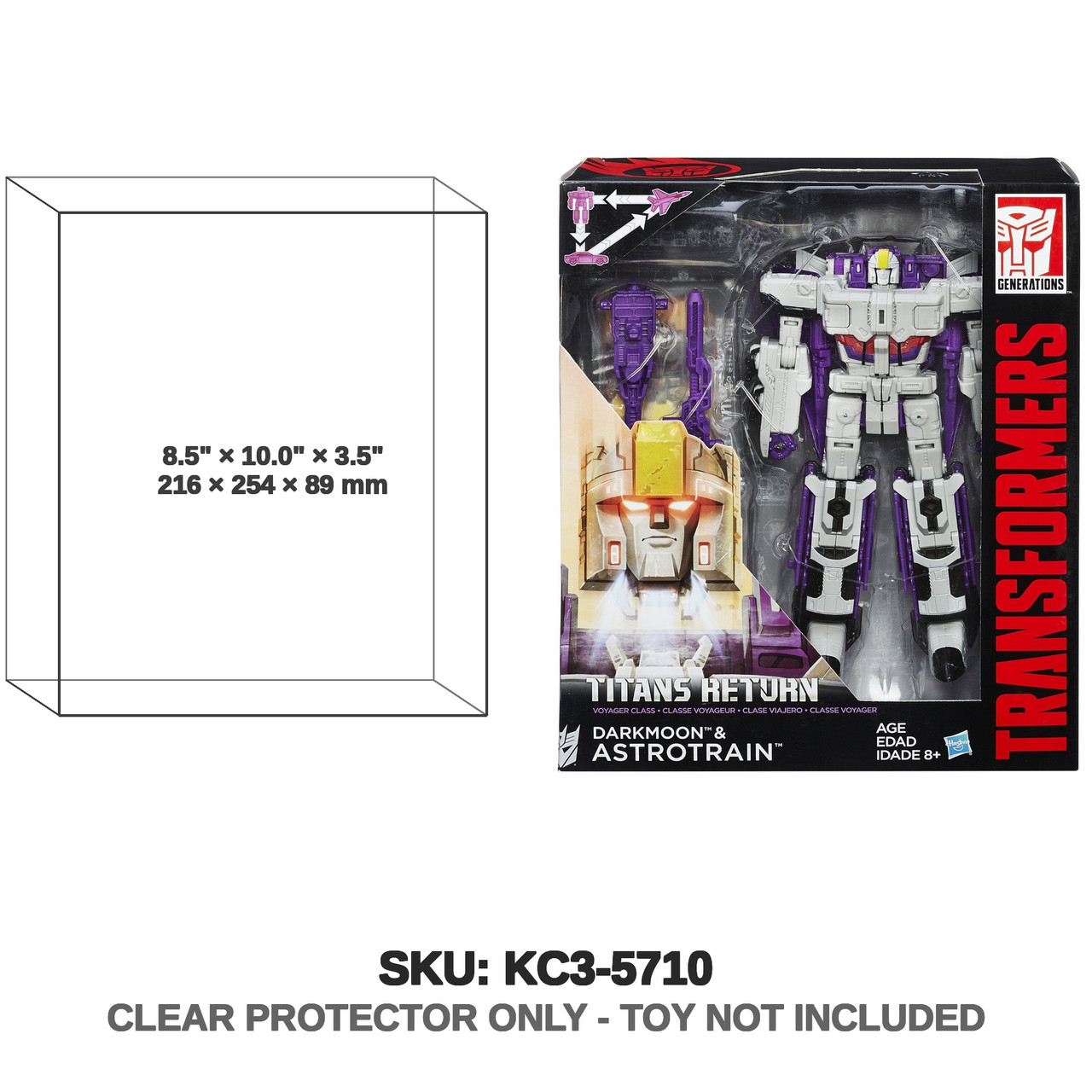 Hasbro Transformers Titans Return Darkmoon & Astrotrain