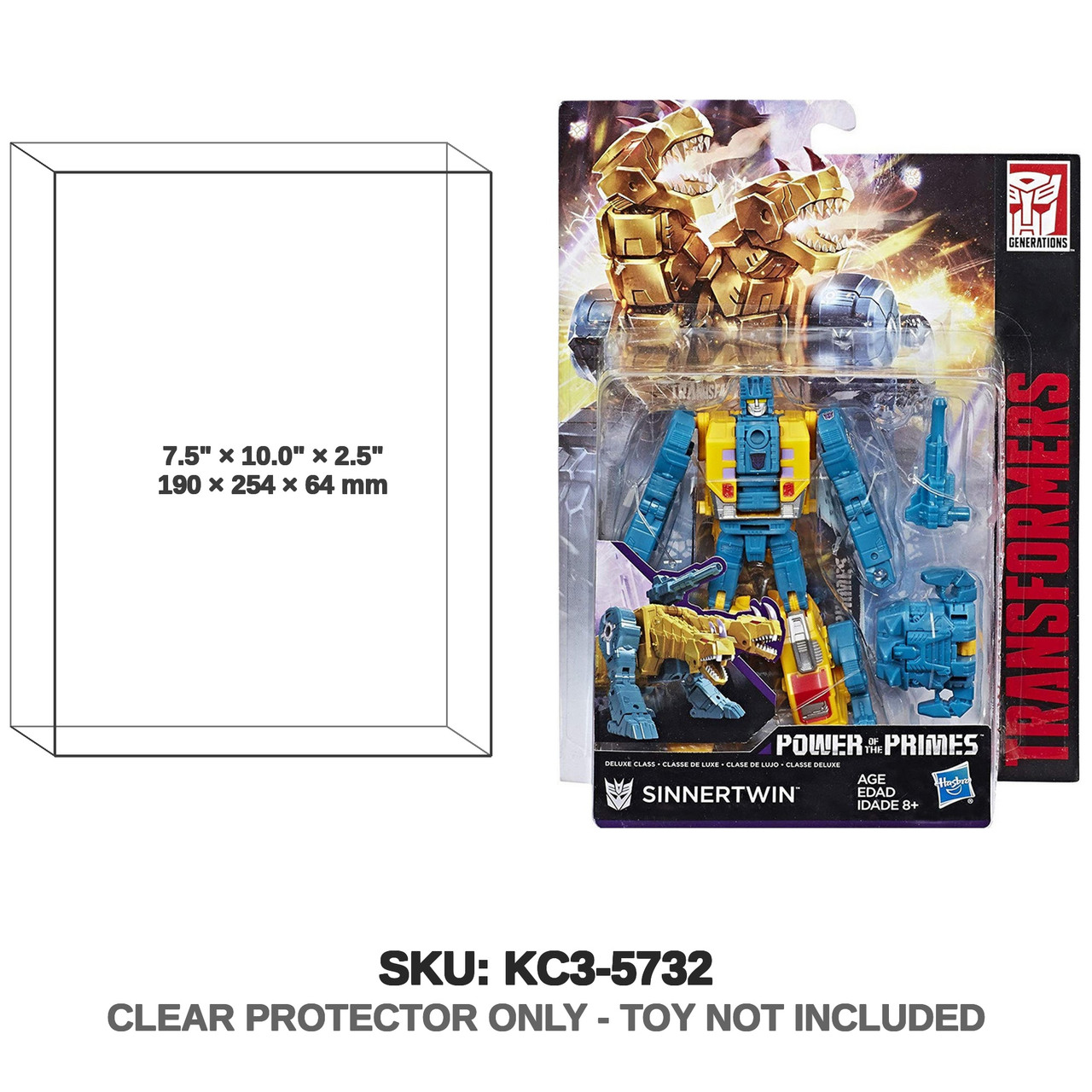 Hasbro Transformers Power of the Primes Sinnertwin