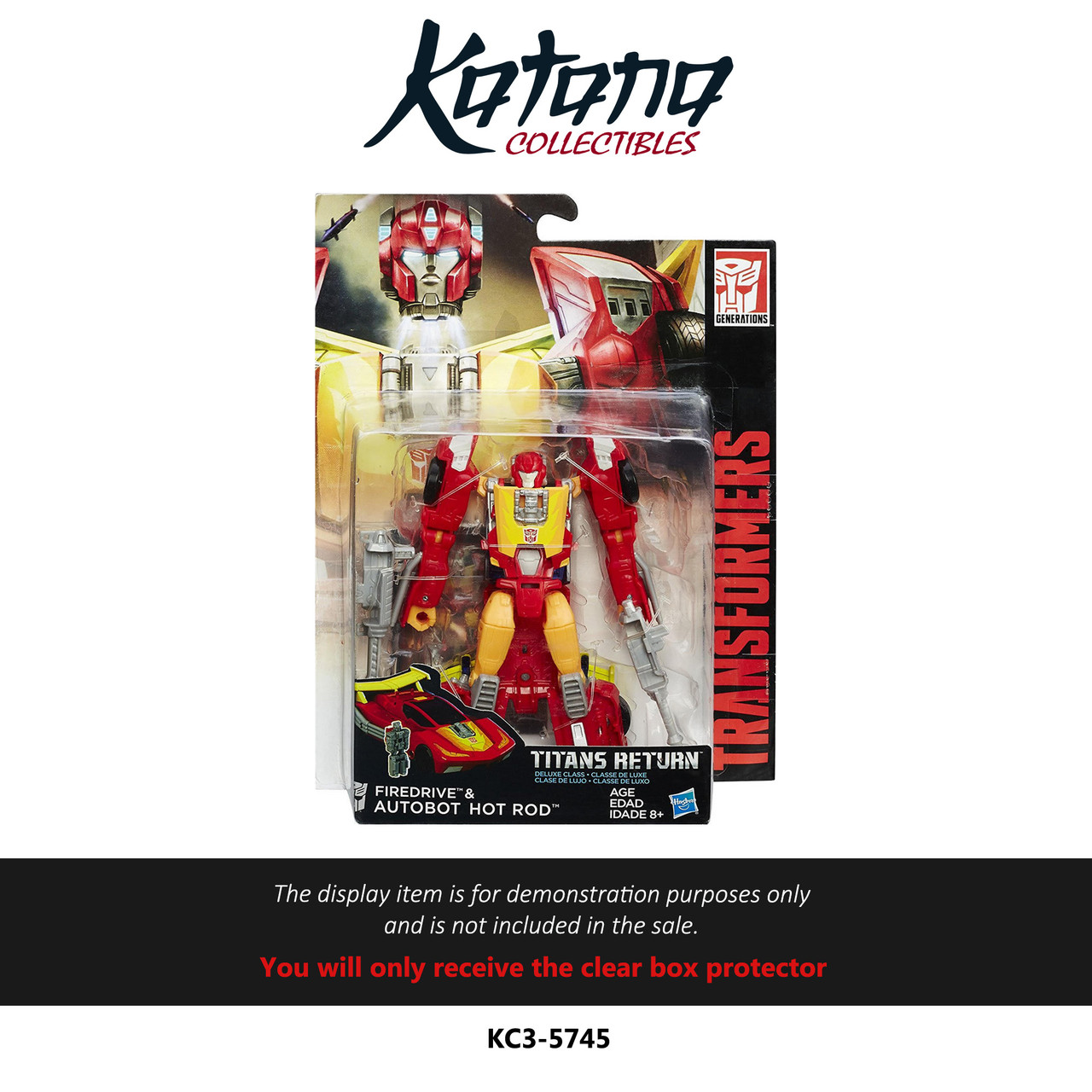 Katana Collectibles Protector For Transformers Titans Return Firedrive & Autobot Hot Rod