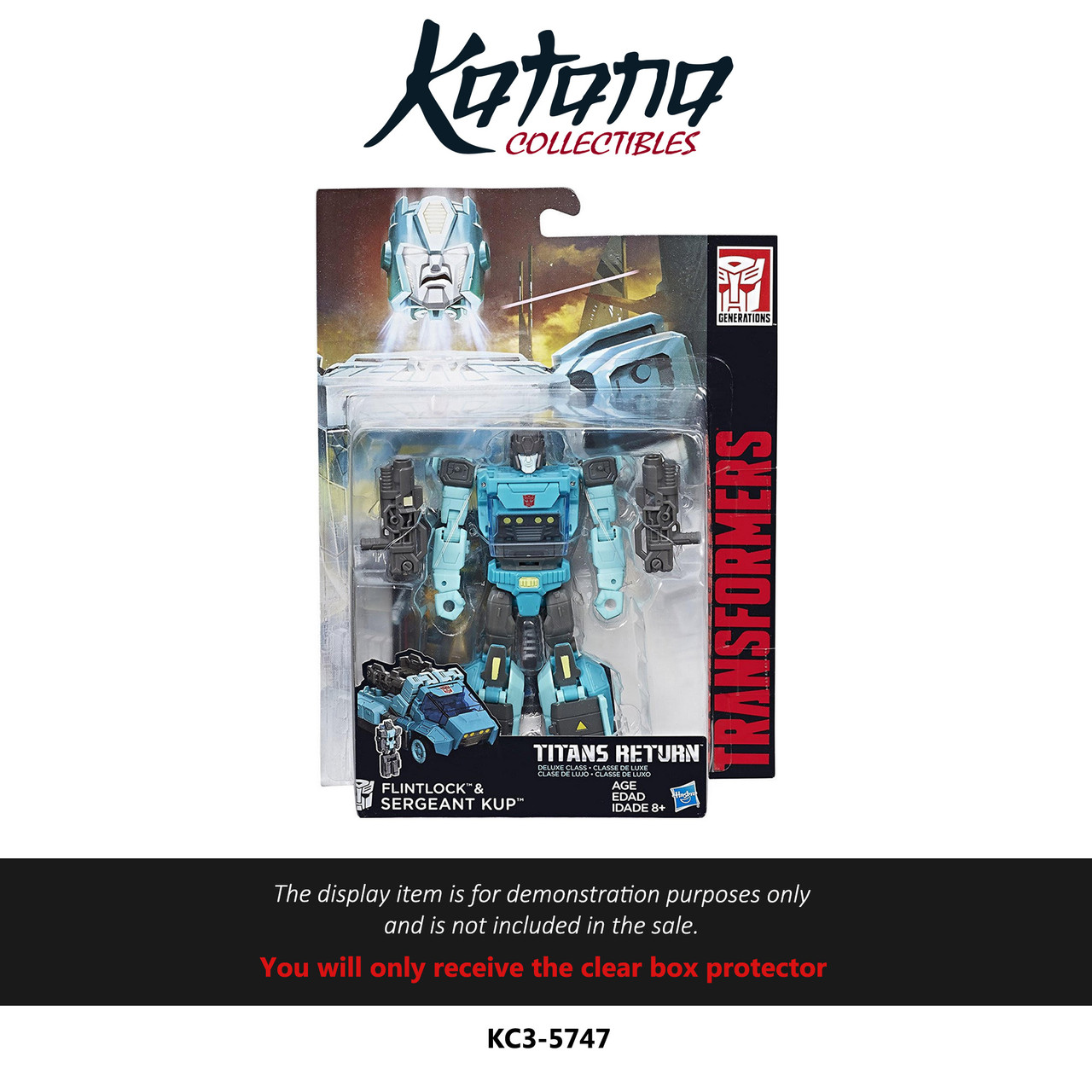 Katana Collectibles Protector For Transformers Titans Return Flintlock & Sergeant Kup