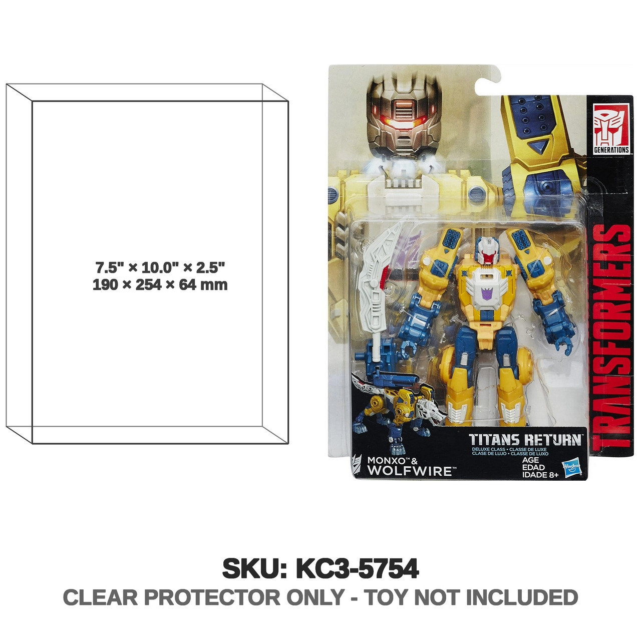 Hasbro Transformers Titans Return Monxo & Wolfwire