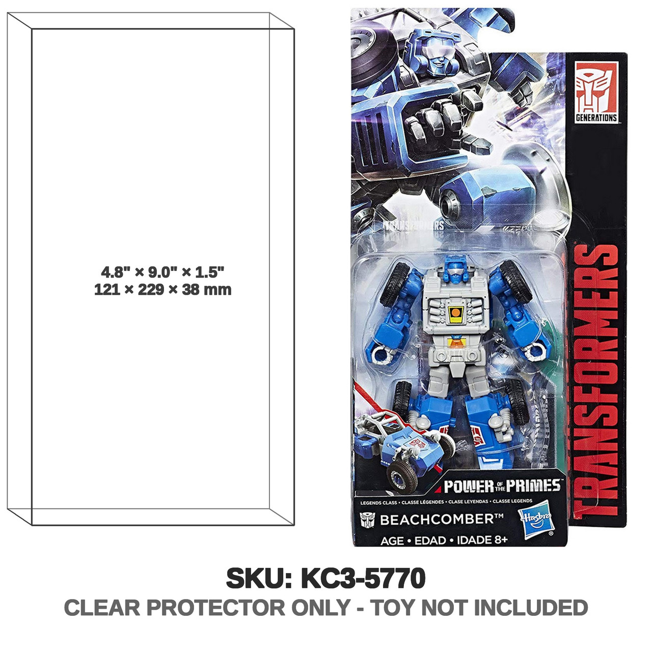 Beachcomber Transformers Power of the Primes Figure