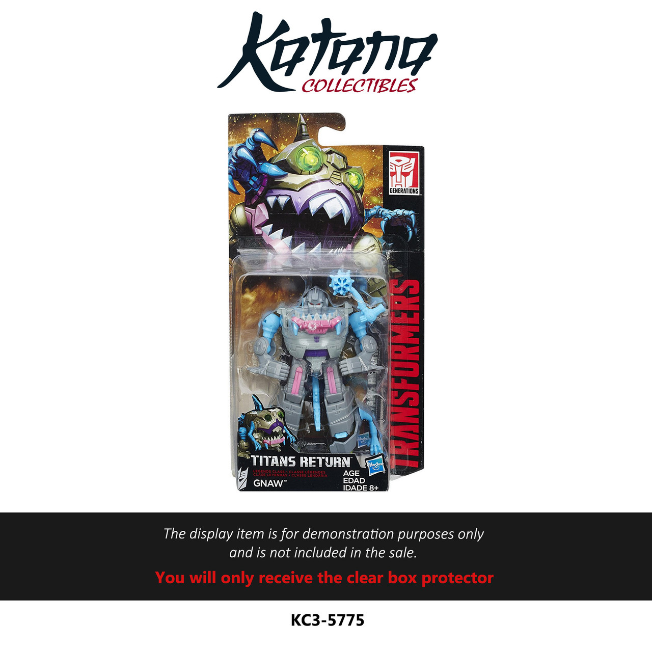 Katana Collectibles Protector For Transformers Titans Return Gnaw