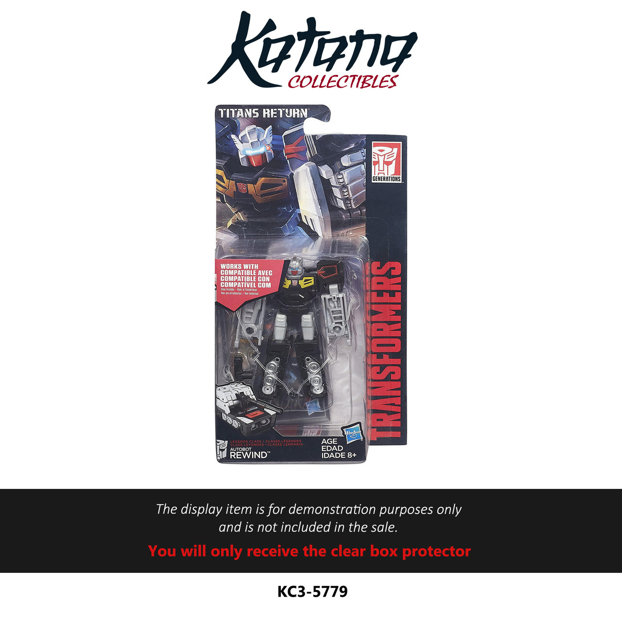 Katana Collectibles Protector For Transformers Titans Return Autobot Rewind