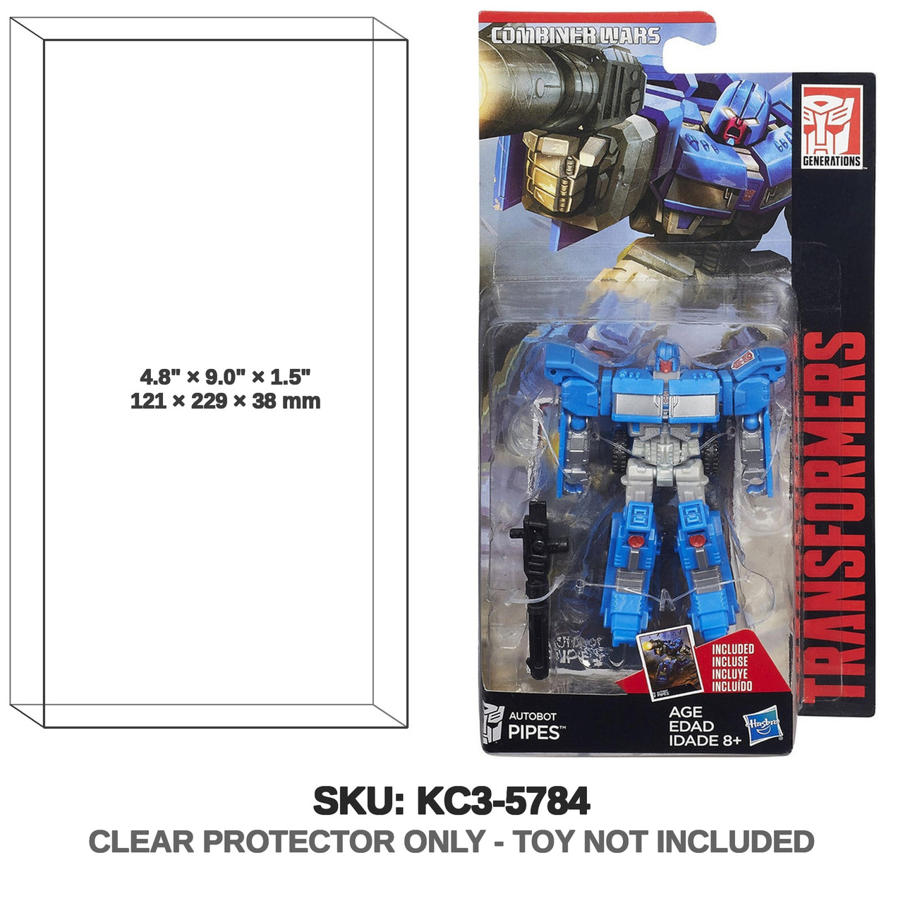 Hasbro Transformers Combiner Wars Autobot Pipes