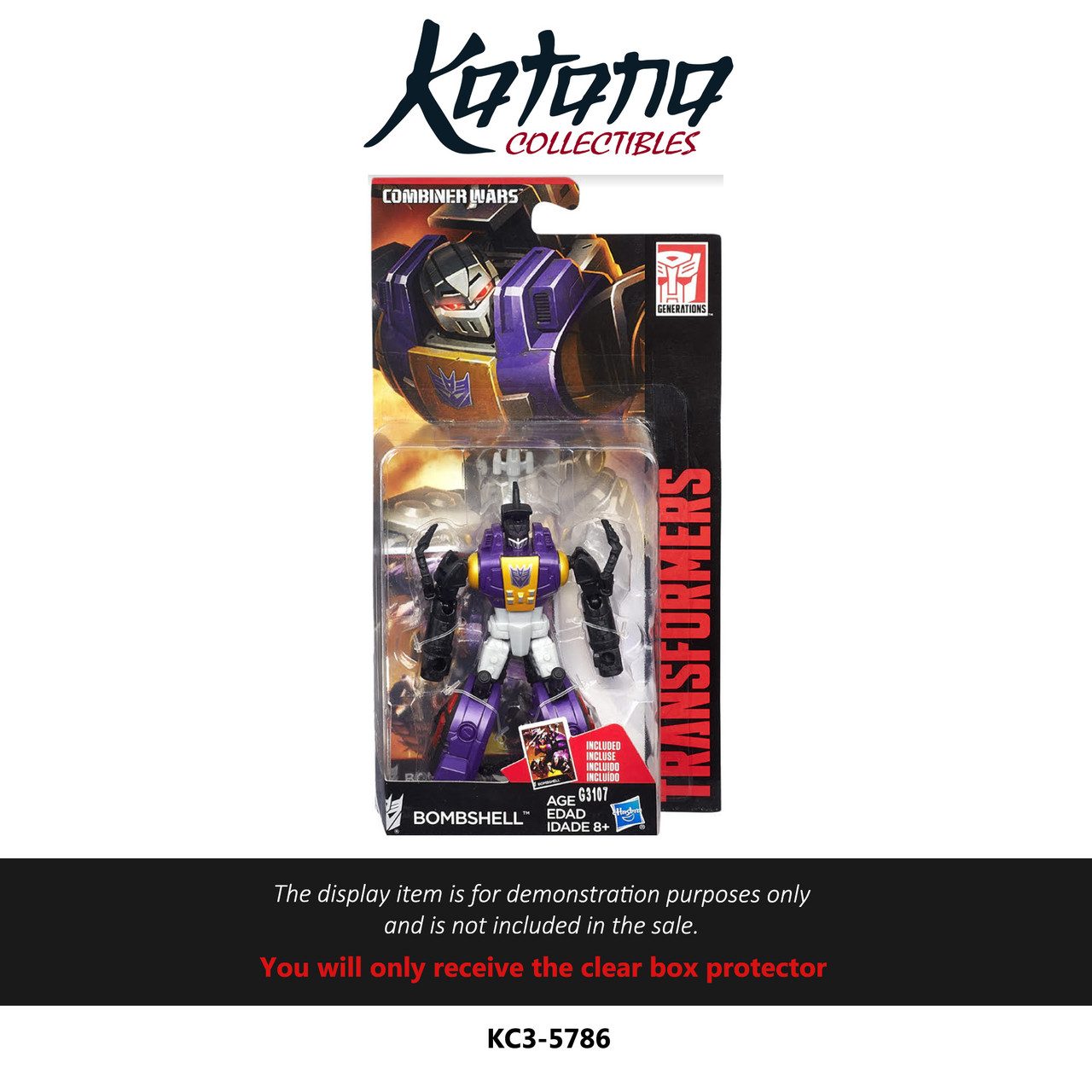 Katana Collectibles Protector For Transformers Combiner Wars Bombshell
