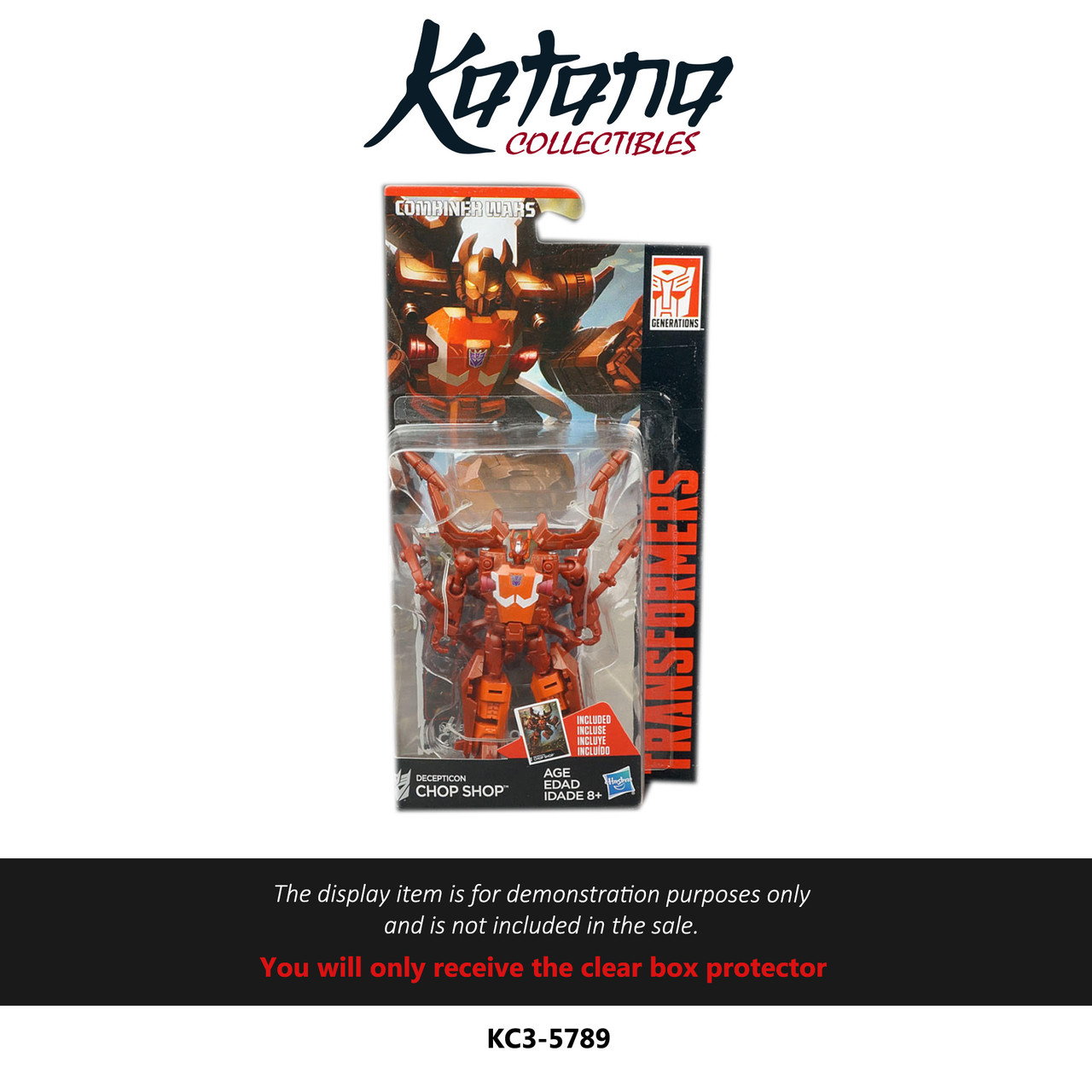 Katana Collectibles Protector For Transformers Combiner Wars Decepticon Chop Shop