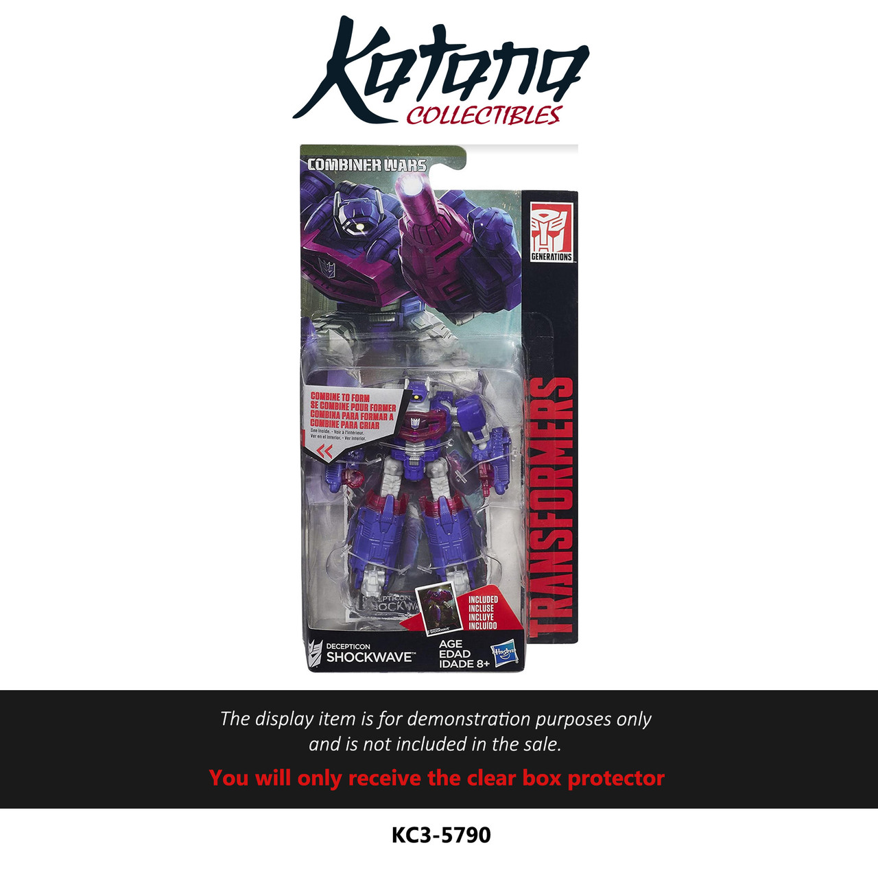 Katana Collectibles Protector For Transformers Combiner Wars Decepticon Shockwave