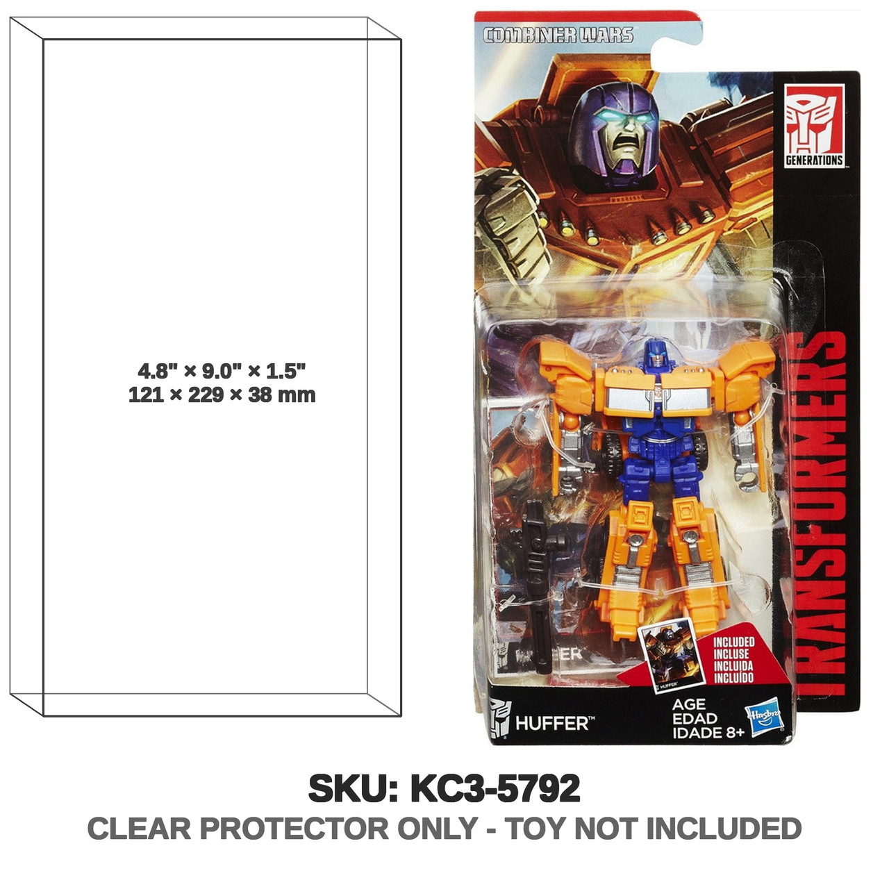 Huffer Transformers Combiner Wars Figure