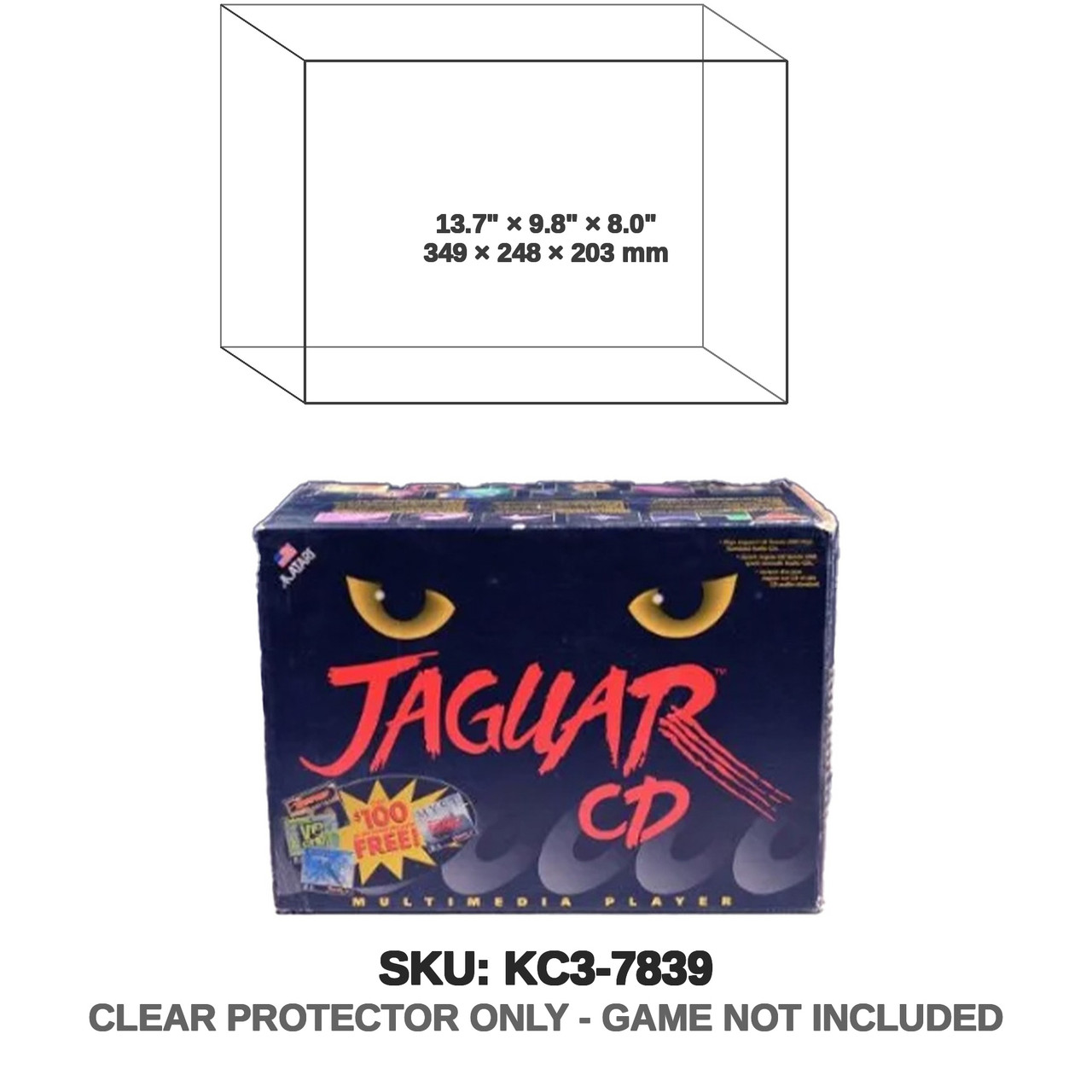 Atari Jaguar CD Console Box