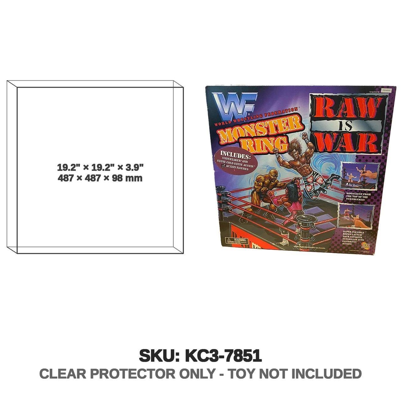 WWF Raw Is War Monster Ring Playset
