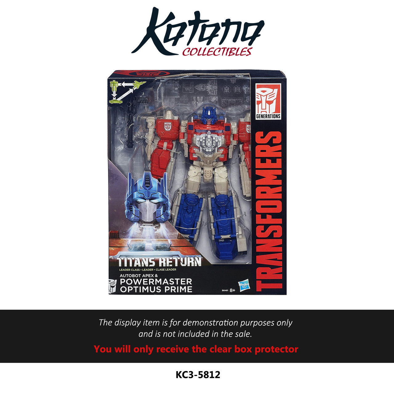 Katana Collectibles Protector For Transformers Titans Return Autobot Apex & Powermaster Optimus Prime