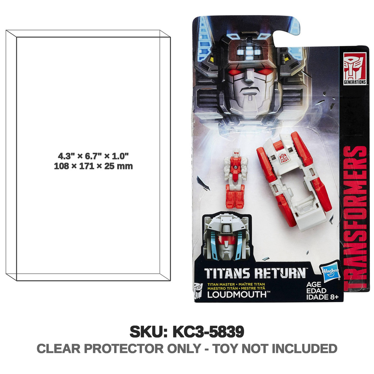 Loudmouth Transformers Titans Return Figure
