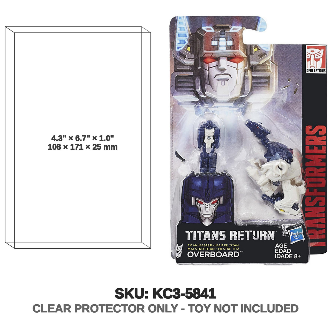 Overboard Transformers Titans Return Figure