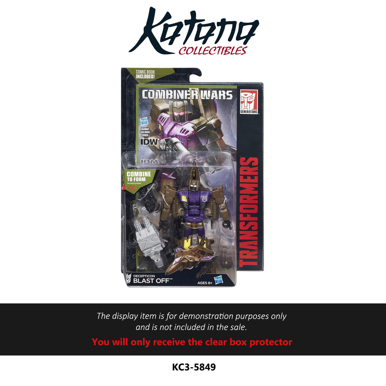 Katana Collectibles Protector For Transformers Combiner Wars Decepticon Blast off