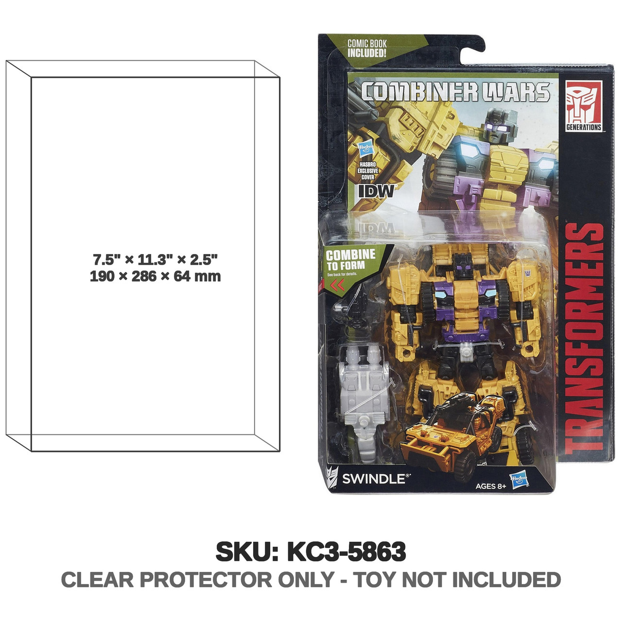 Hasbro Transformers Combiner Wars Swindle