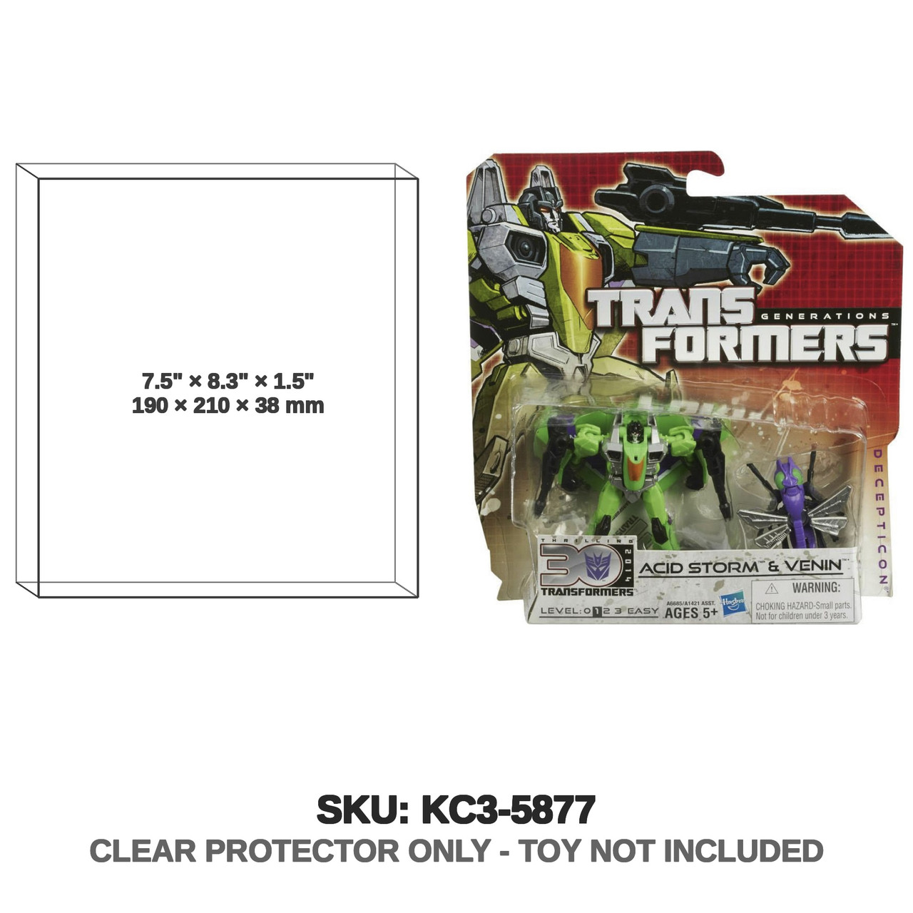Hasbro Transformers Thrilling 30 Legend Class Acid Storm & Venin
