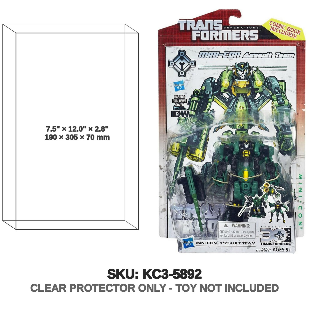 Mini-Con Assault Team Transformers Thrilling 30 Deluxe Class Figure