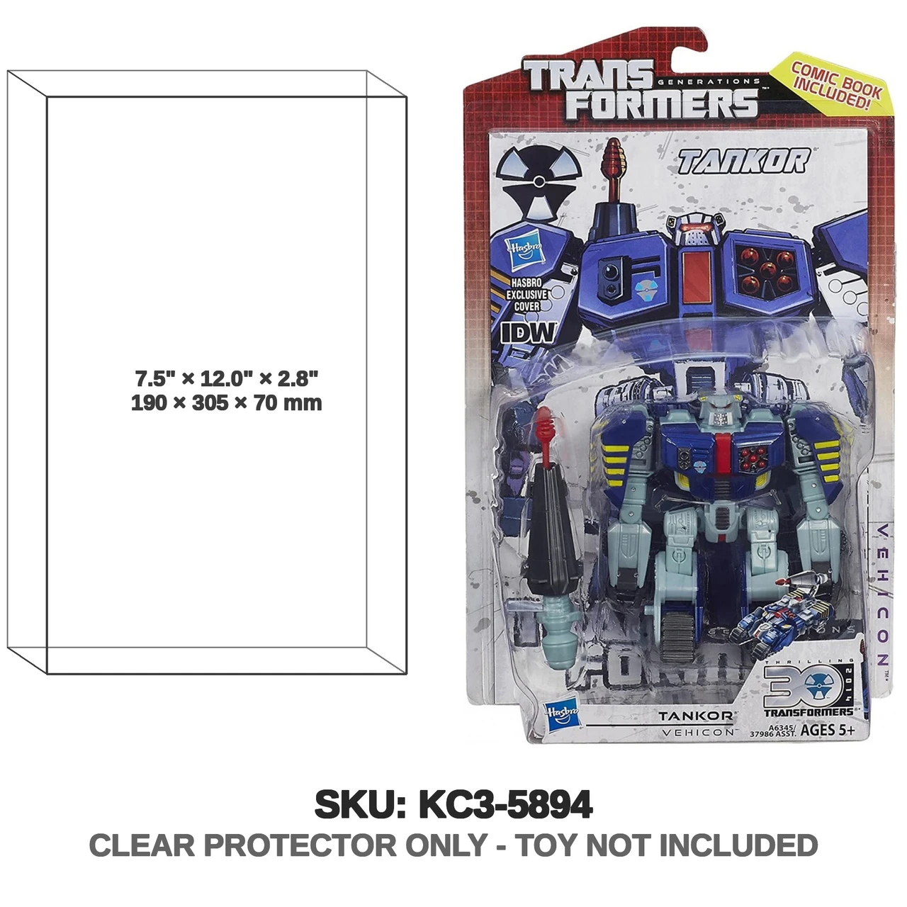 Tankor Transformers Thrilling 30 Deluxe Class Figure