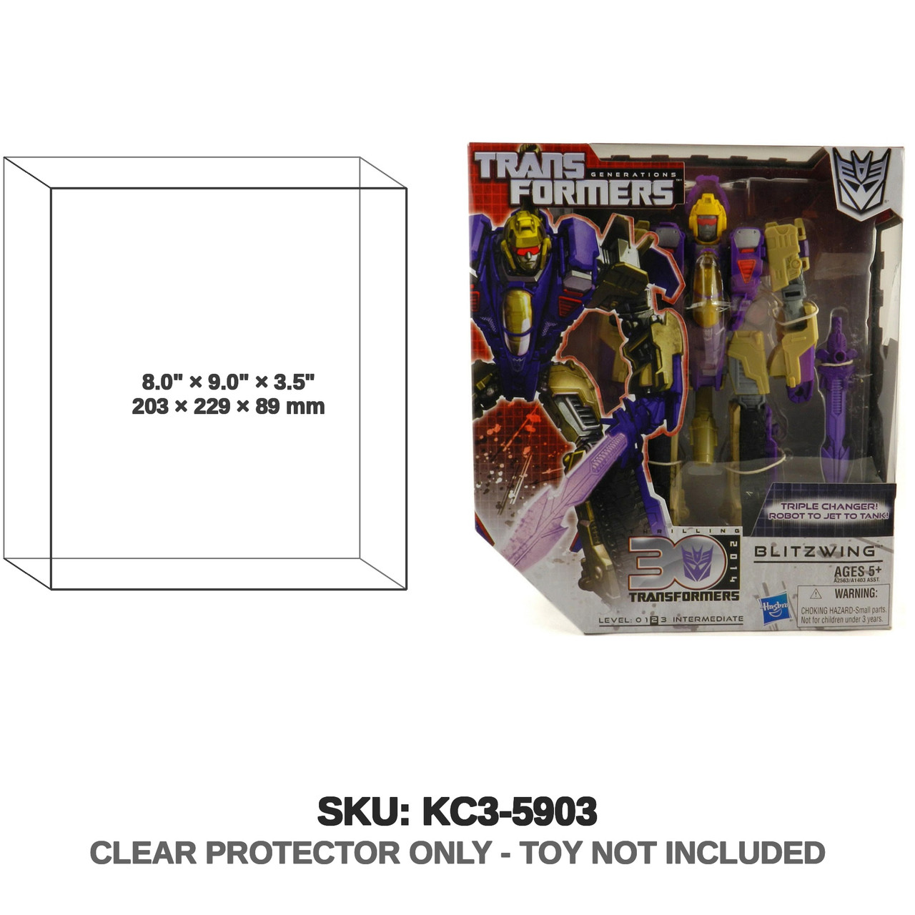 Hasbro Transformers Generations Thrilling 30 Voyager Class Blitzwing